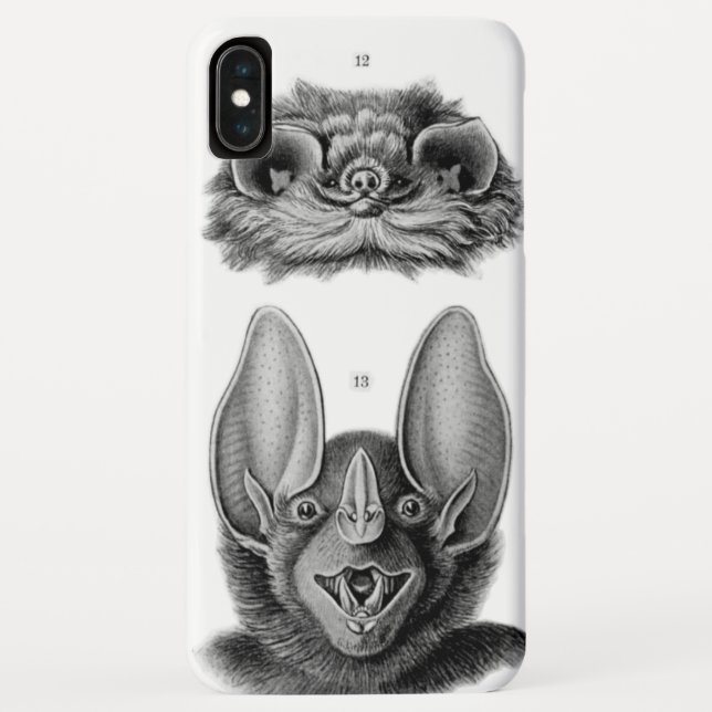 Vintage Bats iPhone apenas hay Funda para vampiros (Reverso)