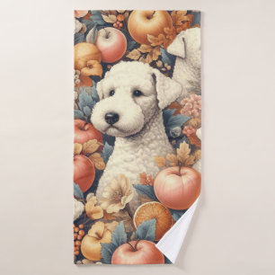 Vintage Bedlington Terrier Seamless