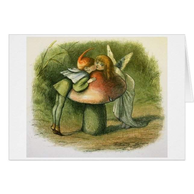 Vintage - beso de hadas dulce, (Anverso (Horizontal))