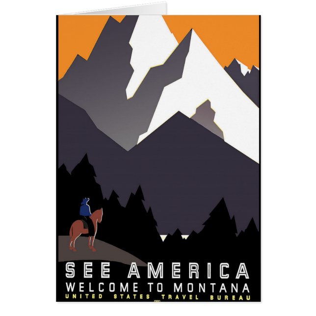 Vintage - Bienvenidos a Montana (Frente)