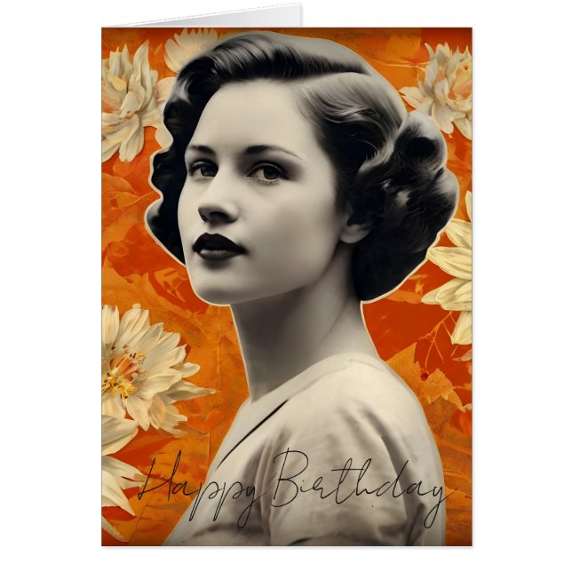 VINTAGE BIRTHDAY CARD (Frente)