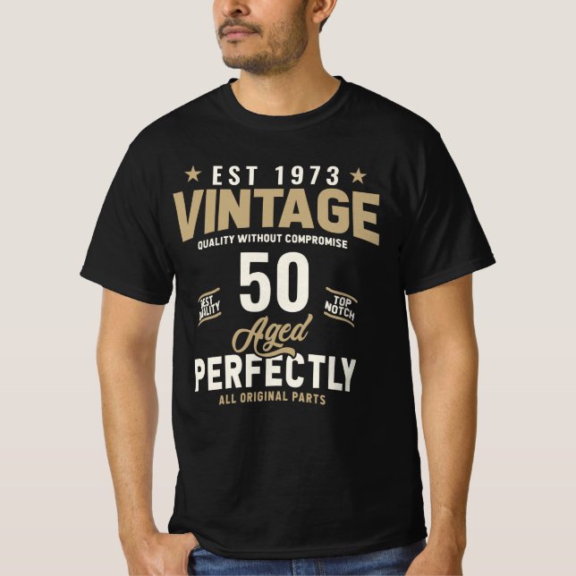 Vintage Birthday Top Notch Personalizado (Anverso)