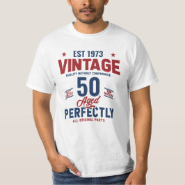 Vintage Birthday Top Notch Personalizado