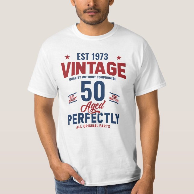 Vintage Birthday Top Notch Personalizado (Anverso)