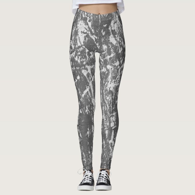 Vintage Black & White Leggings  (Anverso)