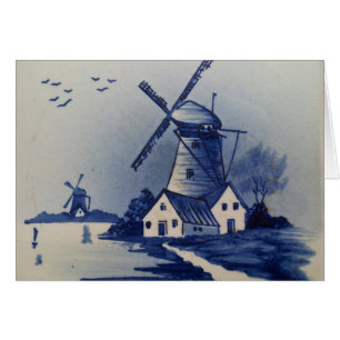 Vintage Blue and White Delft