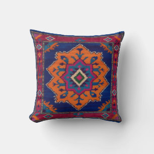Vintage Blue Kilim Cojines decorativos: Elegancia 