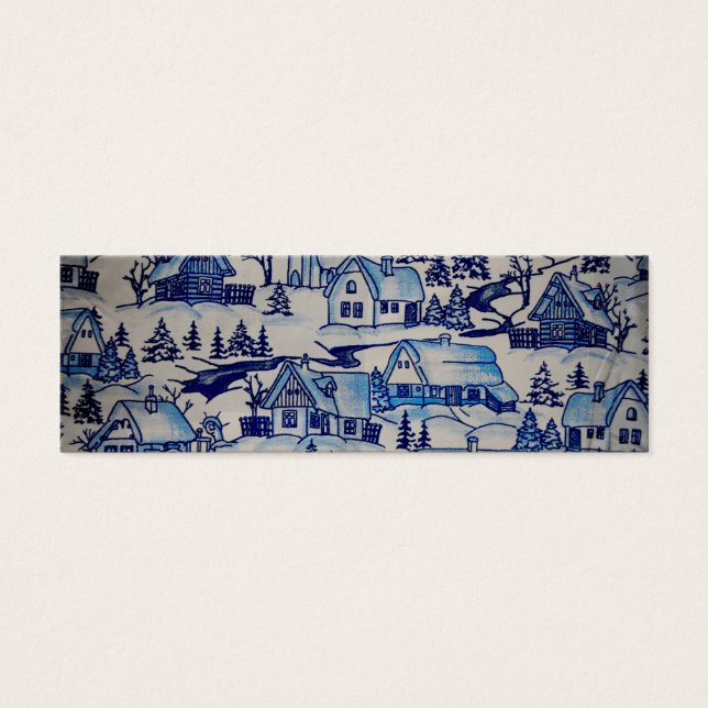 Vintage Blue Navidades Holiday Village (Frente)