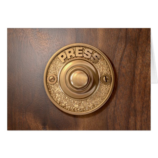 Vintage Brass Doorbell (Anverso (Horizontal))