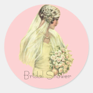 Vintage Bride Pegatinas