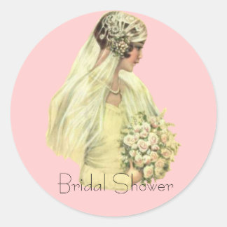 Vintage Bride Pegatinas