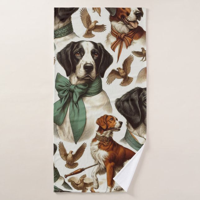 Vintage Brittany Seamless (Toalla de baño)