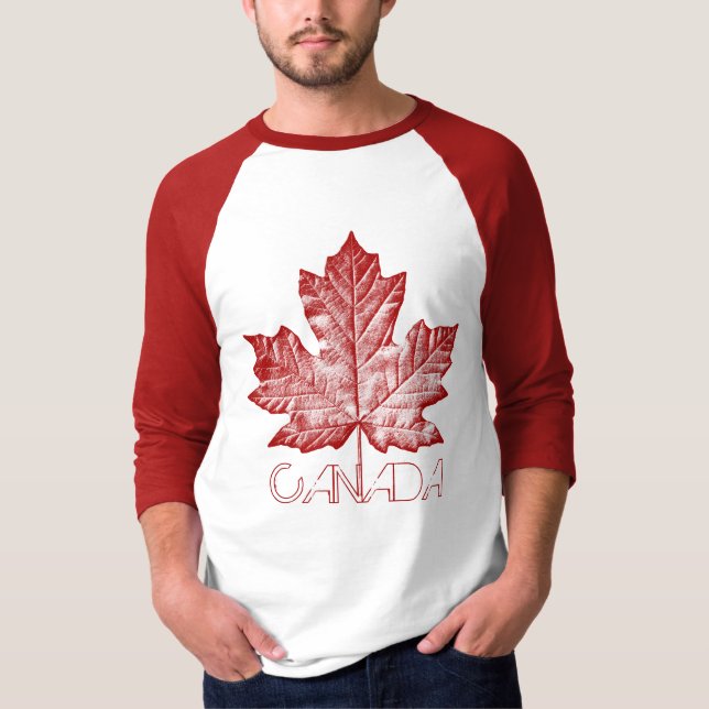 Vintage Canada Shirt Personalizado Guay Camisetas  (Anverso)
