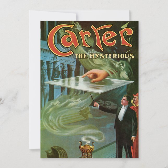 Vintage Carter, el misterioso Poster mágico (Anverso)