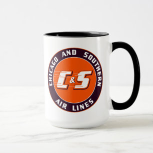 Vintage Chicago y taza meridional de las líneas