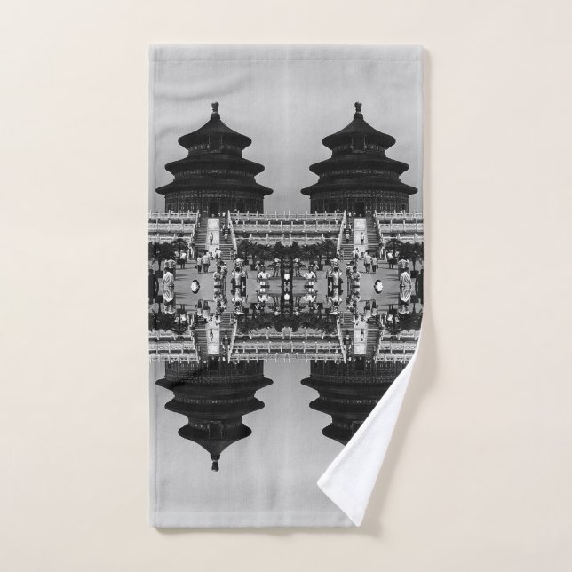 Vintage China Pekin Templo del Cielo (Toalla de mano)