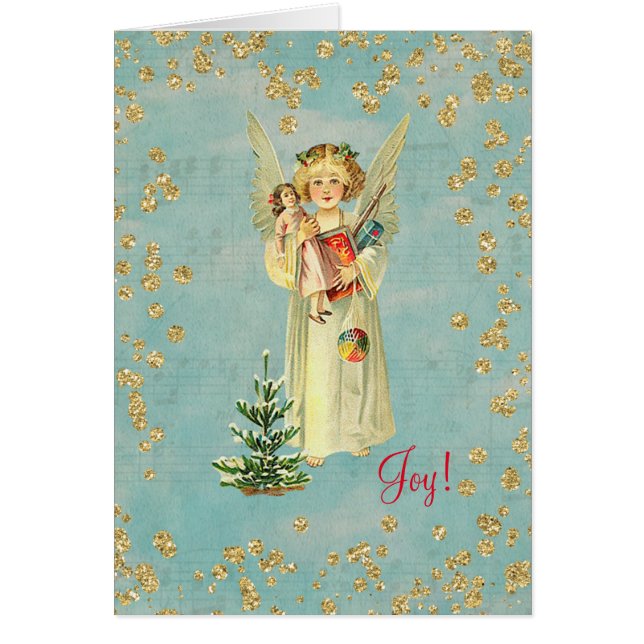 Vintage Christmas Angel Joy! (Frente)