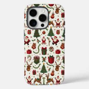Vintage Christmas Apple iPhone 16 Pro Funda