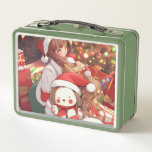 Vintage Christmas Cookie Tin, Xmas Lunch Box<br><div class="desc">Entre en el encantador mundo de antaño con nuestra nostálgica estaño de galletas de vacaciones, una mezcla festiva de tradición y dulzura que capta el espíritu de un Navidad anticuado. Esta elegante lata no sólo contiene una gran variedad de deliciosas galletas sino que también te transporta a un tiempo en...</div>