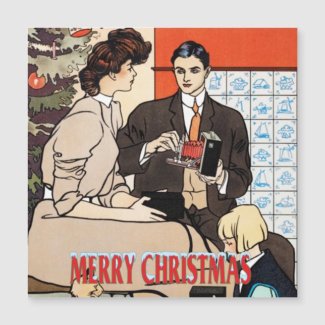 Vintage Christmas Edward Penfield (Anverso)