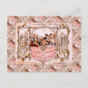 Vintage Christmas, First ever Navidad card 1843
