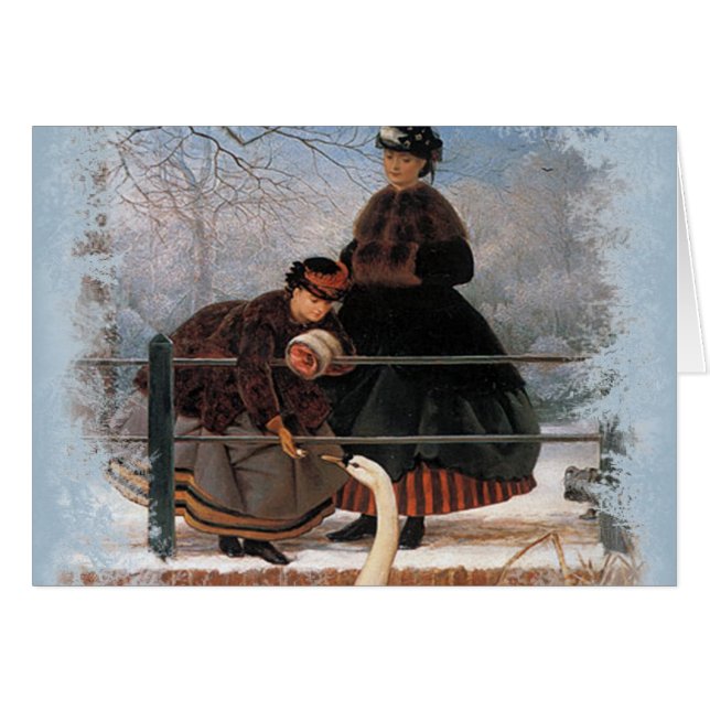 Vintage Christmas Goose (Anverso (Horizontal))