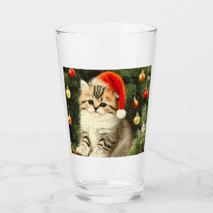 Vintage Christmas Kitten