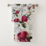 Vintage Christmas Rosa Joyeux Noel Ephemera<br><div class="desc">Elegante y ricamente detallada composición floral vintage de Navidad sin fisuras con tipografía "Joyeux Noel",  escritura manuscrita,  gráfico postal,  hueco,  mistletoe,  y rosas de color rojo y marfil profundo con antecedentes de pergamino envejecido.</div>
