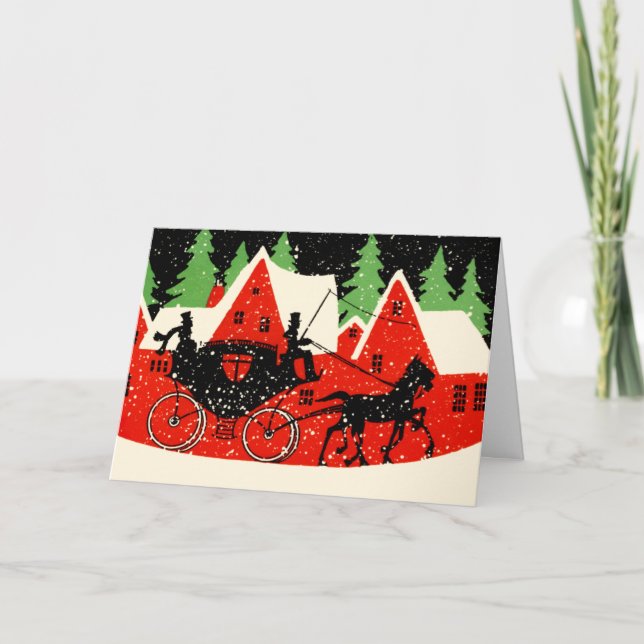 Vintage Christmas - Tarjetas Art Deco (Anverso)