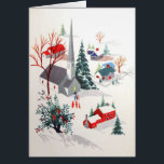 Vintage Christmas Winter Village<br><div class="desc">Vintage Christmas winter Village</div>