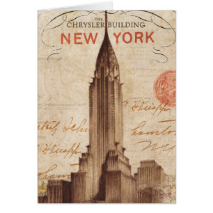 Vintage Chrysler que construye en Nueva York