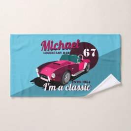 Vintage clásico antiguo coche legendario nombre de