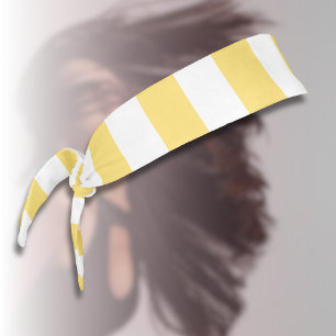 Vintage Classic Yellow & White Stripes