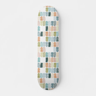 Vintage Color Watercolor Jewels Skateboard