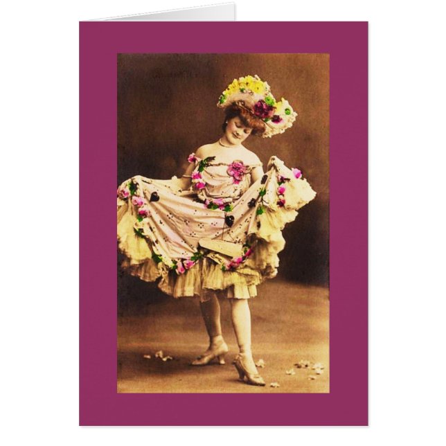 Vintage Costumed Dancer (Frente)