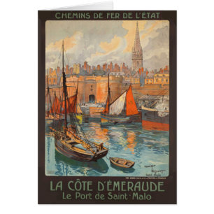 Vintage Cote d'Emeraude Saint Malo