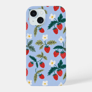 Vintage Cottagecore Strawberry Pattern