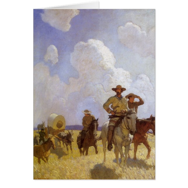 Vintage Cowboys, The Parkman Outfit de NC Wyeth (Frente)
