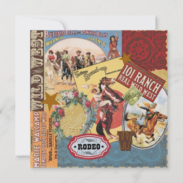 vintage cowgirl occidental (Anverso)