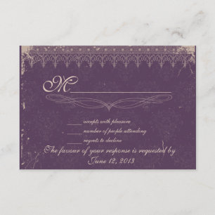 Vintage damasco de berenjenas RSVP