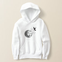 Vintage Dark Moon Star Retro Face Women Magic