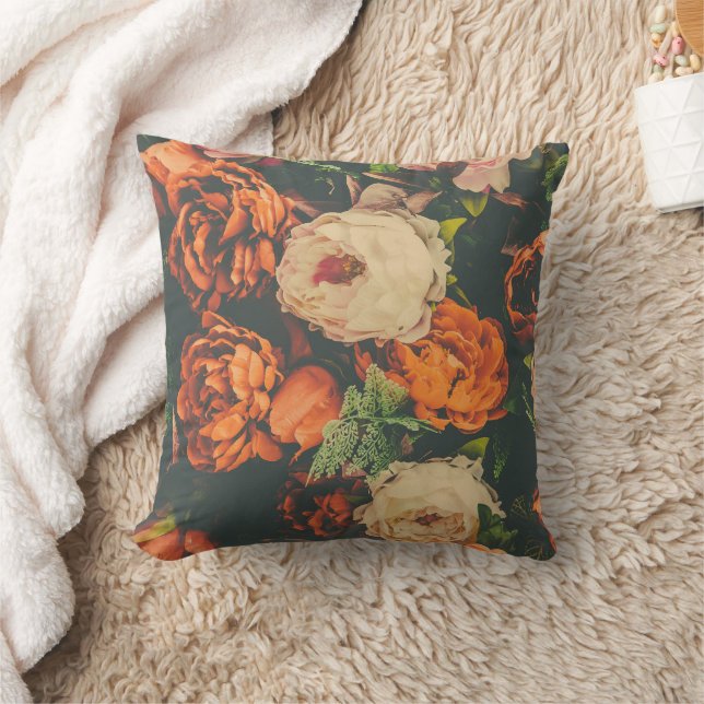 Vintage de almohada floral desvanecido (Manta)