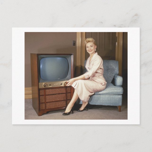 Vintage de anuncios de televisión retro (Anverso)