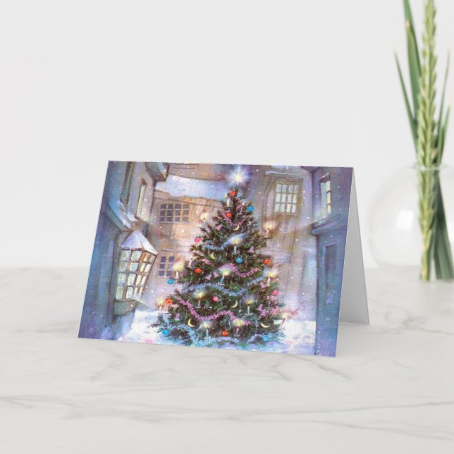 Vintage de árbol de Navidad (Anverso)