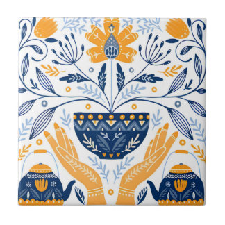 vintage de azulejos suecos