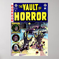 VINTAGE DE Bóveda de arte de historietas de terror