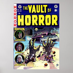 VINTAGE DE Bóveda de arte de historietas de terror