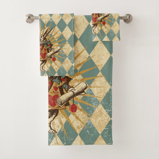 Vintage de conejo blanco (In situ)