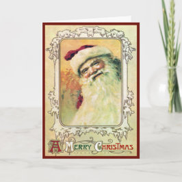 Vintage de las Felices Navidad de Santa
