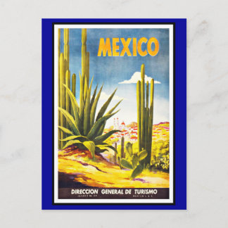 Vintage de los saludos de México de la postal